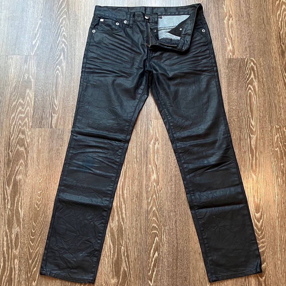 Armani Exchange Black Straight-Leg Jeans